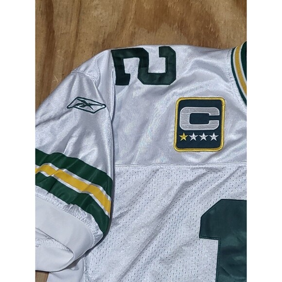 Green Bay Packers Aaron Rodgers 12 NFL Football Jersey Mens 52 Reebok Super Bowl - Picture 5 of 9